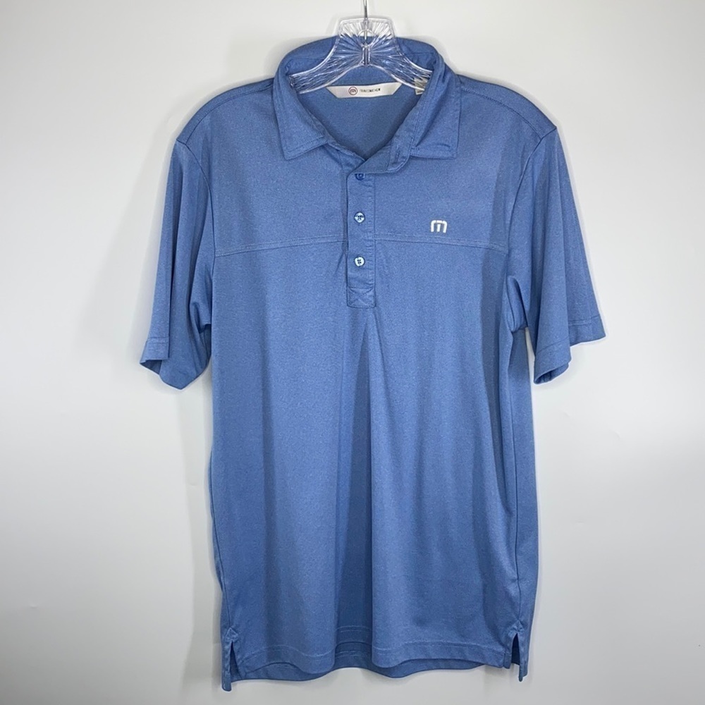 Travis Mathew Blue Polo Shirt